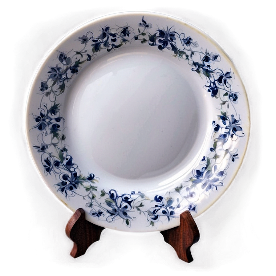 White Plate With Texture Png Pql PNG Image