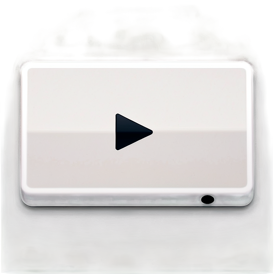 White Play Button Png 06212024 PNG Image