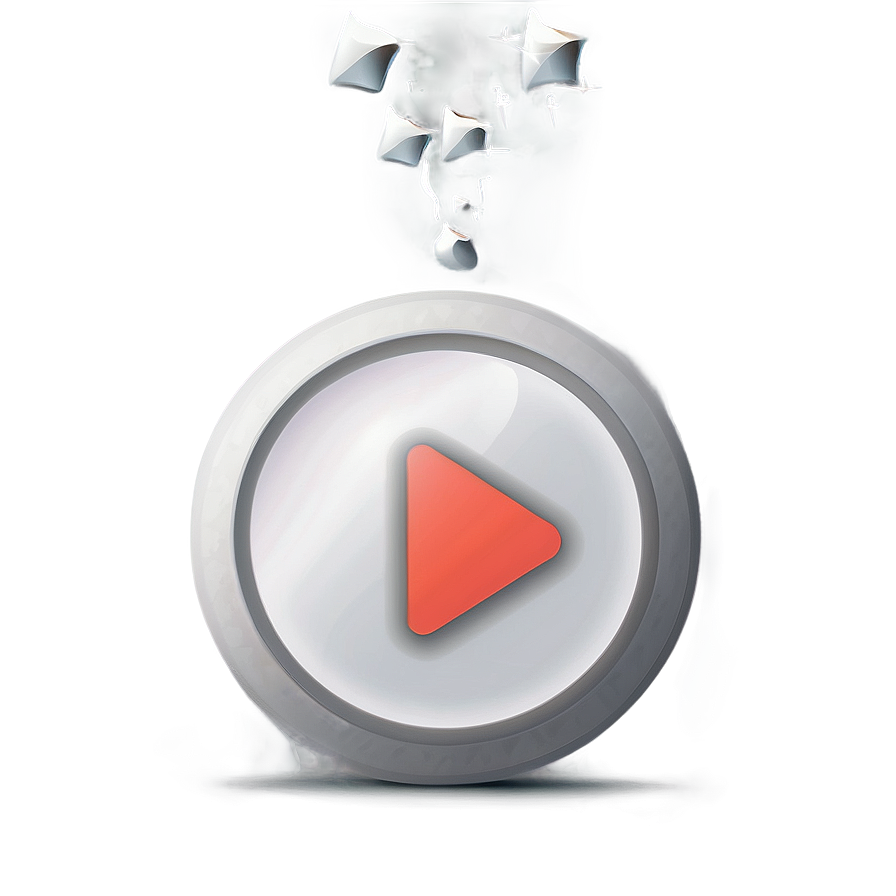 White Play Button Vector Png 22 PNG Image