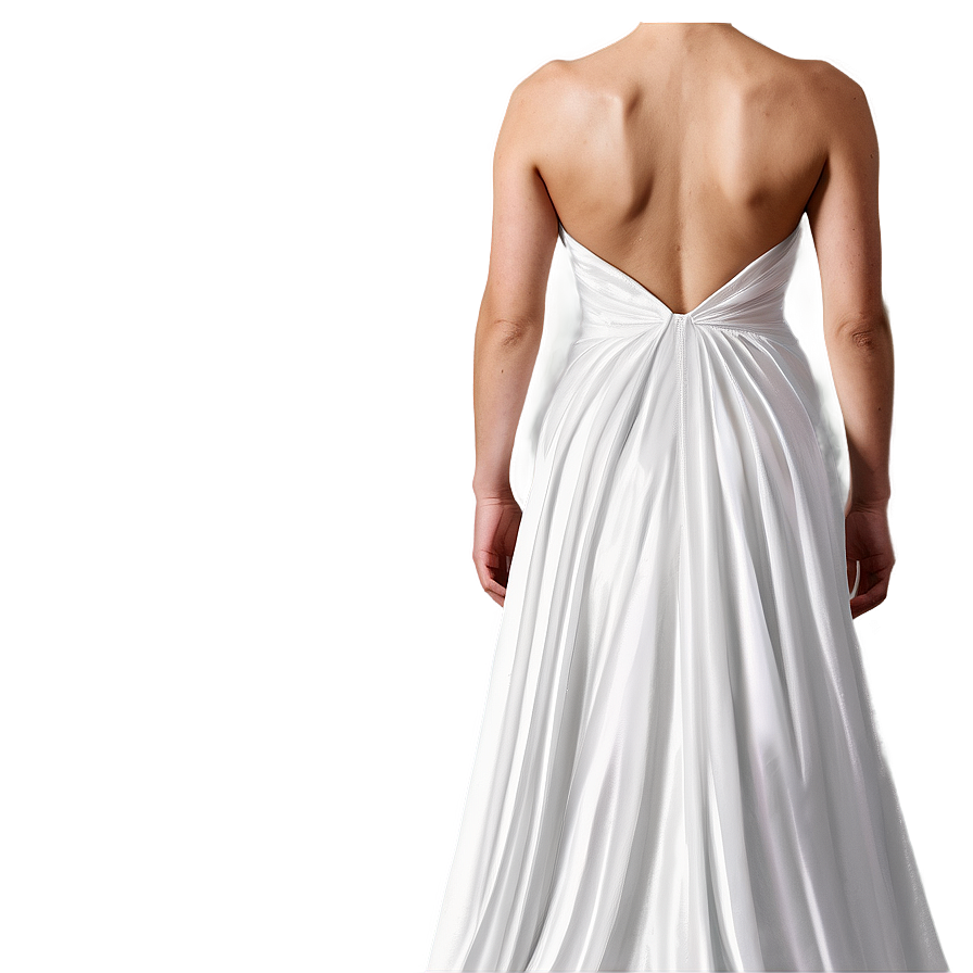 White Prom Dress Elegance Png 77 PNG Image