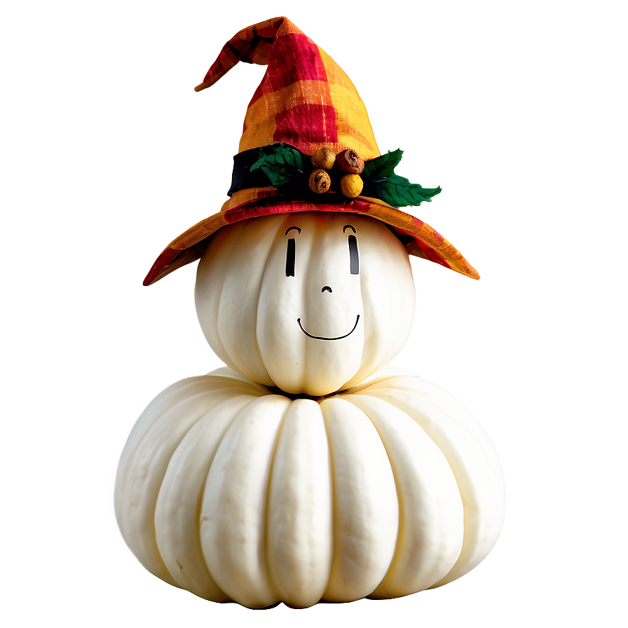 White Pumpkin Decoration Png 34 PNG Image