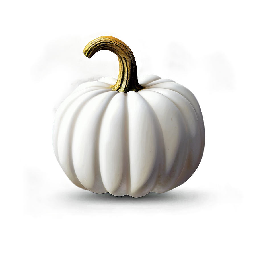 White Pumpkin Scene Png Vwo PNG Image