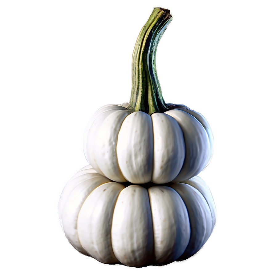 White Pumpkin Stack Png 06212024 PNG Image