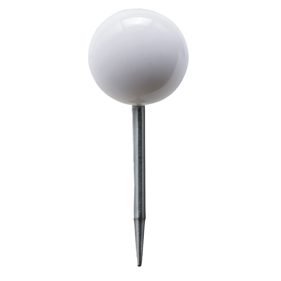 White Push Pin Png Vvr PNG Image