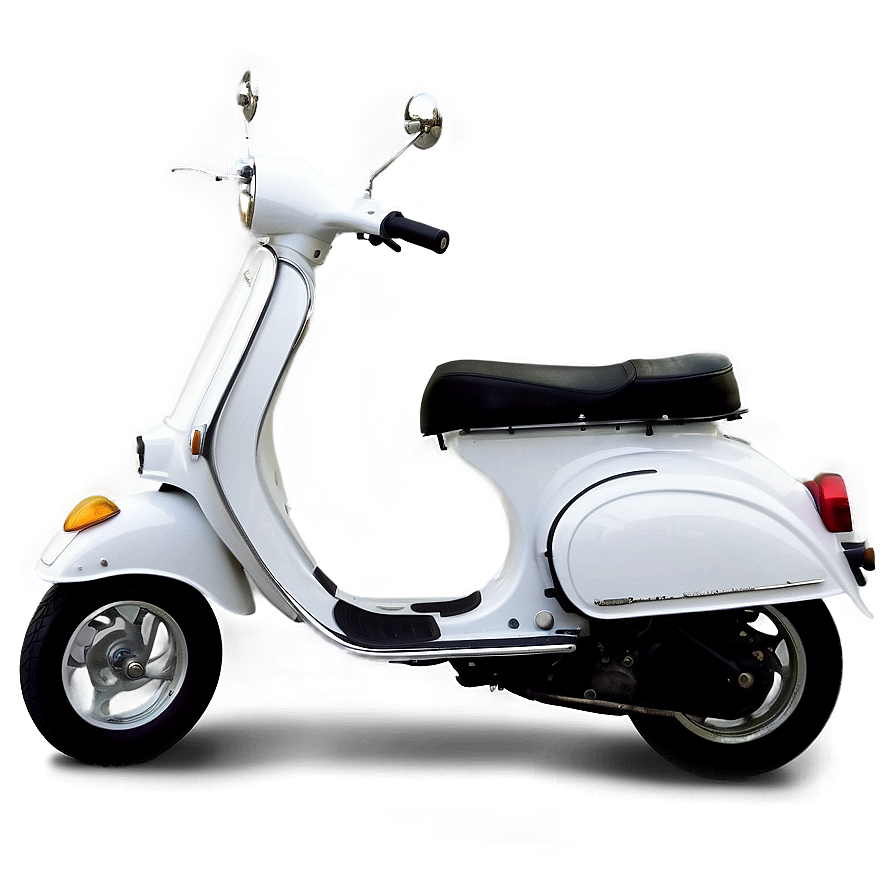 White Scooter Png Qfi PNG Image