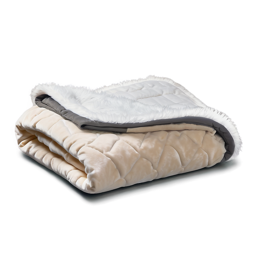 White Sherpa Blanket Png 85 PNG Image