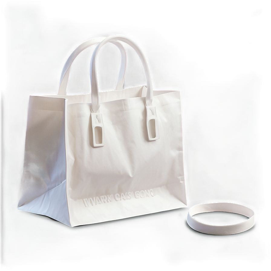 White Shopping Bag Png 23 PNG Image