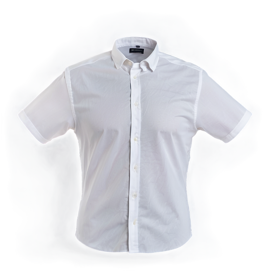 White Short Sleeve Shirt Png 90 PNG Image