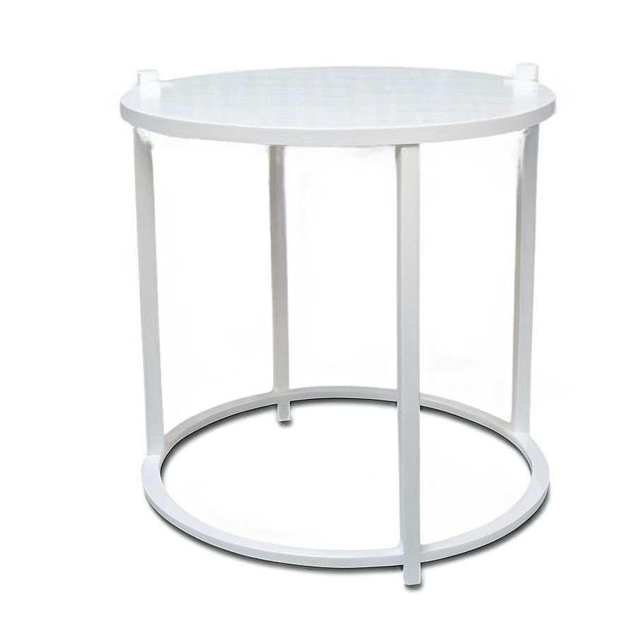 White Side Table Png Llf PNG Image