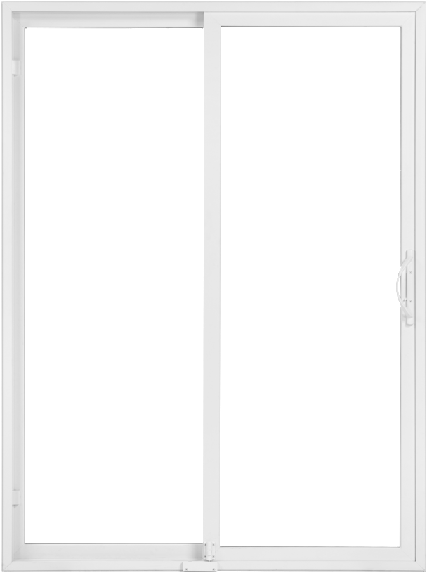 White Sliding Door Closed PNG Image