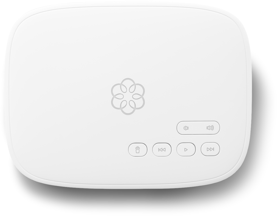 White Smart Home Device PNG Image