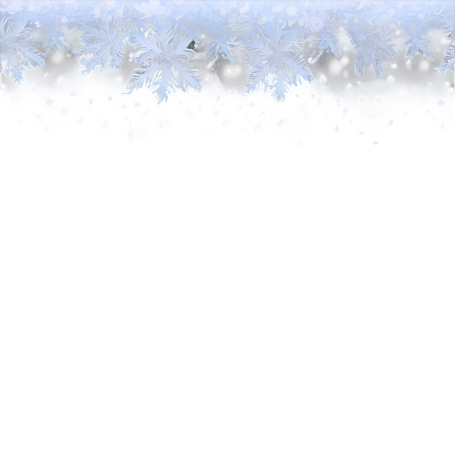 White Snow Border Png Gmm76 PNG Image