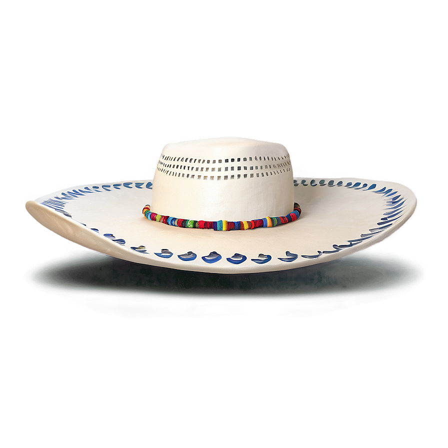 White Sombrero Hat Png Wqm66 PNG Image