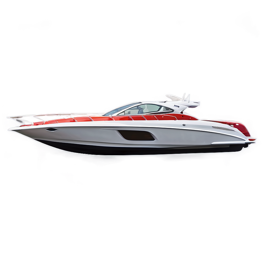 White Speed Boat Png Erq PNG Image