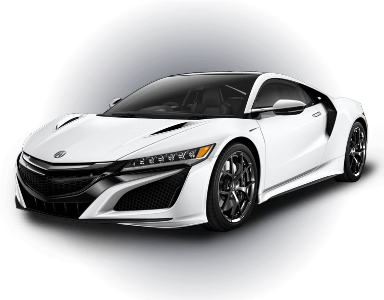 White Sports Car Profile View PNG Image