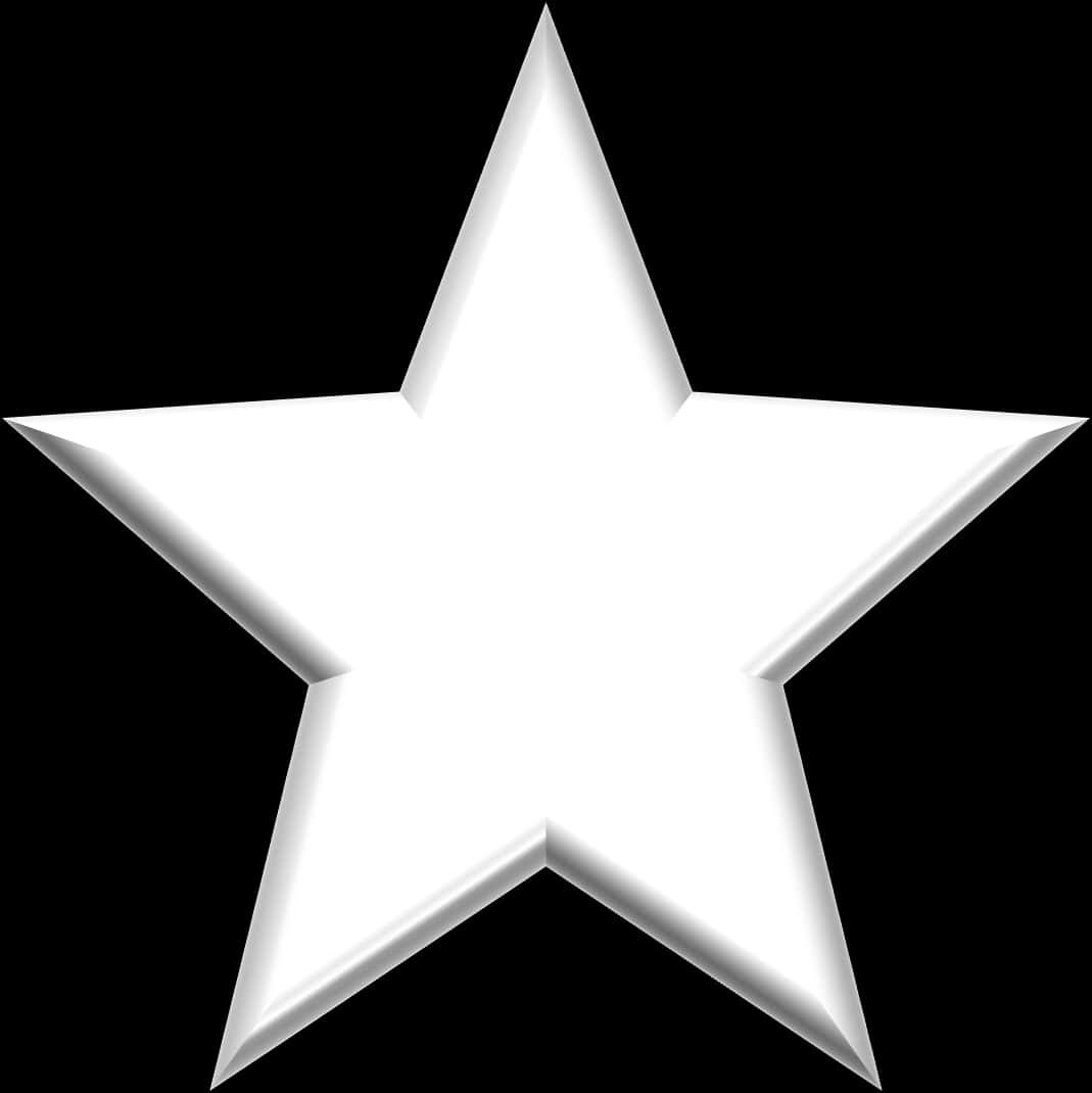 White Star Graphic PNG Image