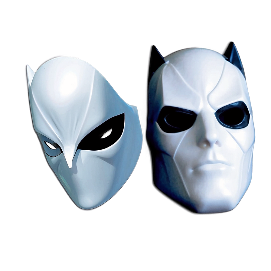 White Superhero Mask Png 73 PNG Image