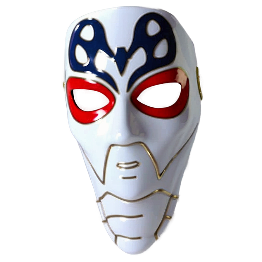 White Superhero Mask Png Ivv PNG Image