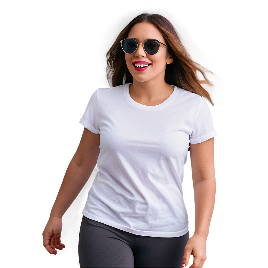 White T-shirt Flat Lay Png Ekq PNG Image