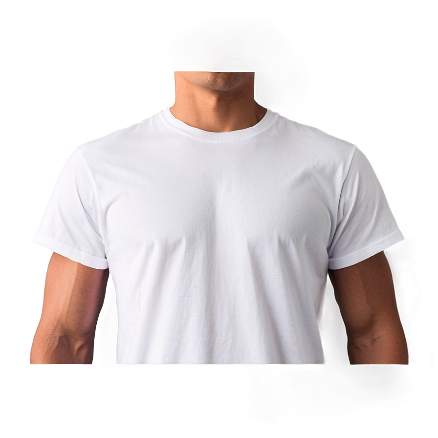 White T-shirt Front View Png Eka11 PNG Image