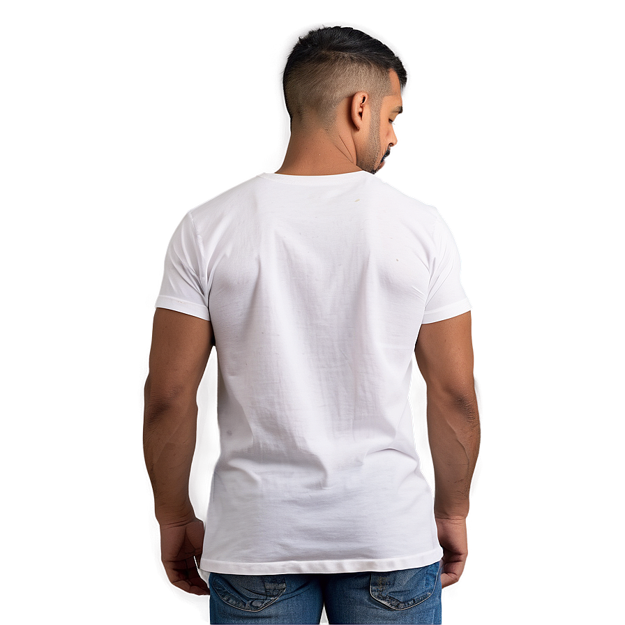 White T-shirt With Logo Mockup Png 98 PNG Image