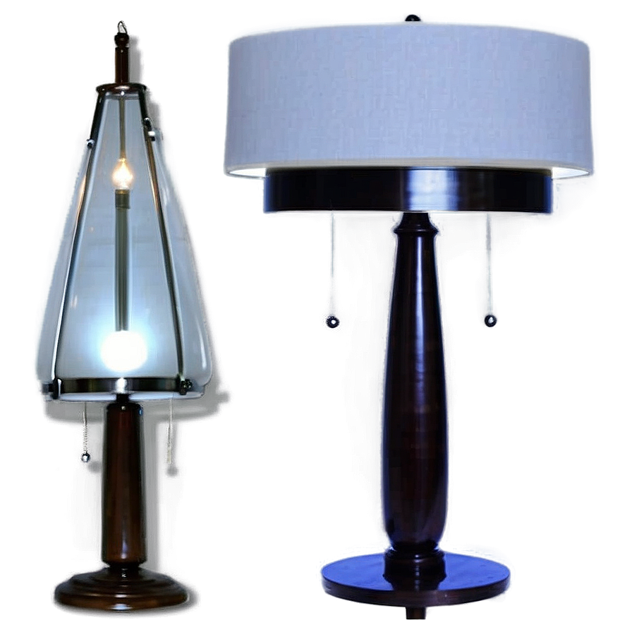 White Table Lamp Png 4 PNG Image