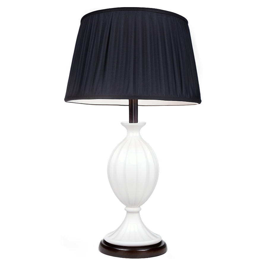 White Table Lamp Png Qal12 PNG Image