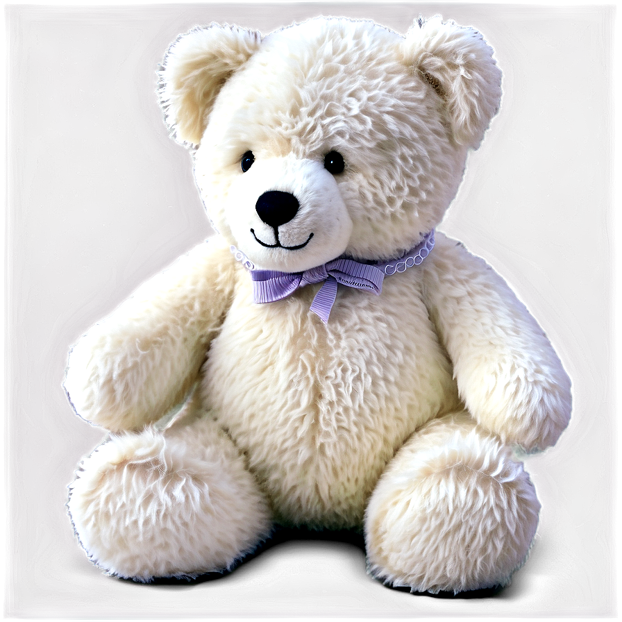 White Teddy Bear Png 7 PNG Image