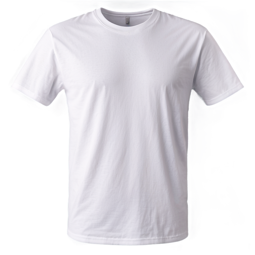 White Tee Front View Png Alt5 PNG Image