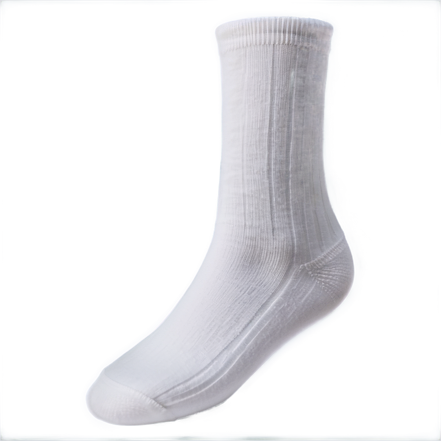 White Terry Socks Png 1 PNG Image