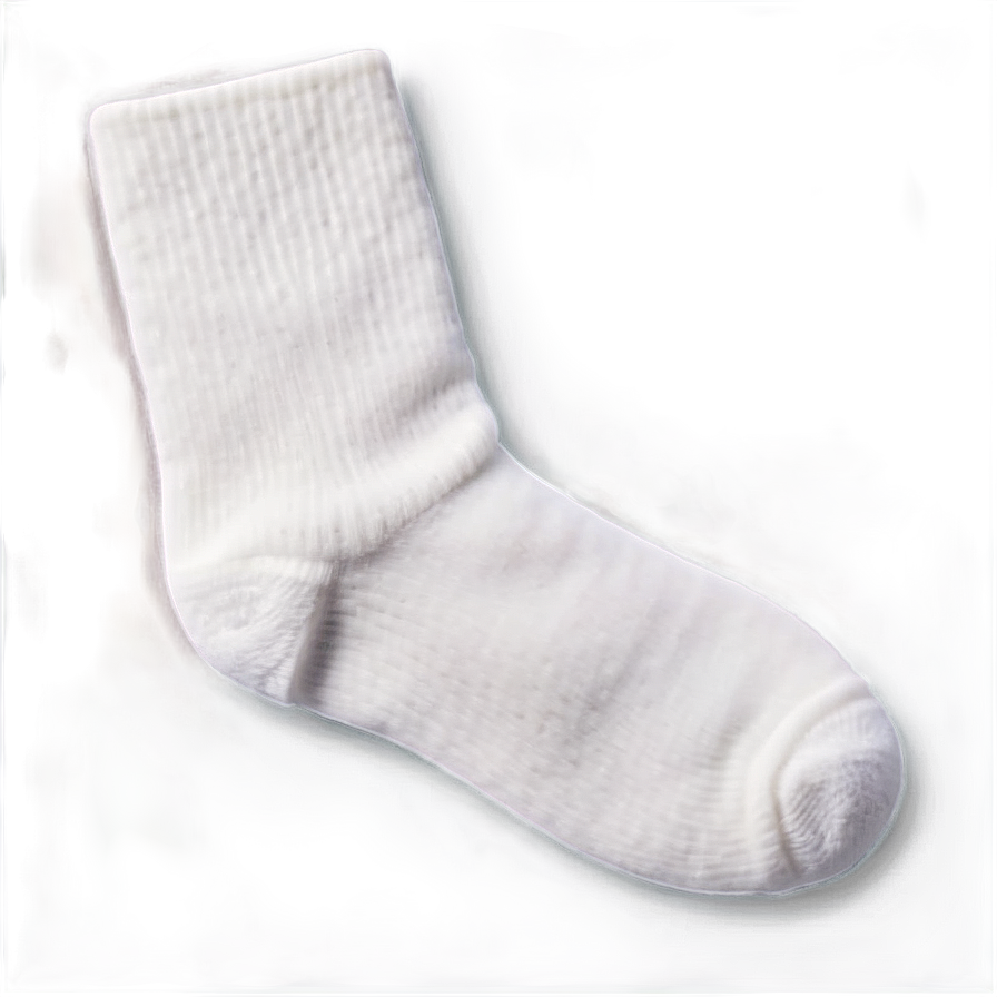 White Thick Socks Png 06272024 PNG Image