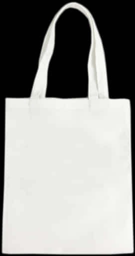 White Tote Bag Isolated PNG Image