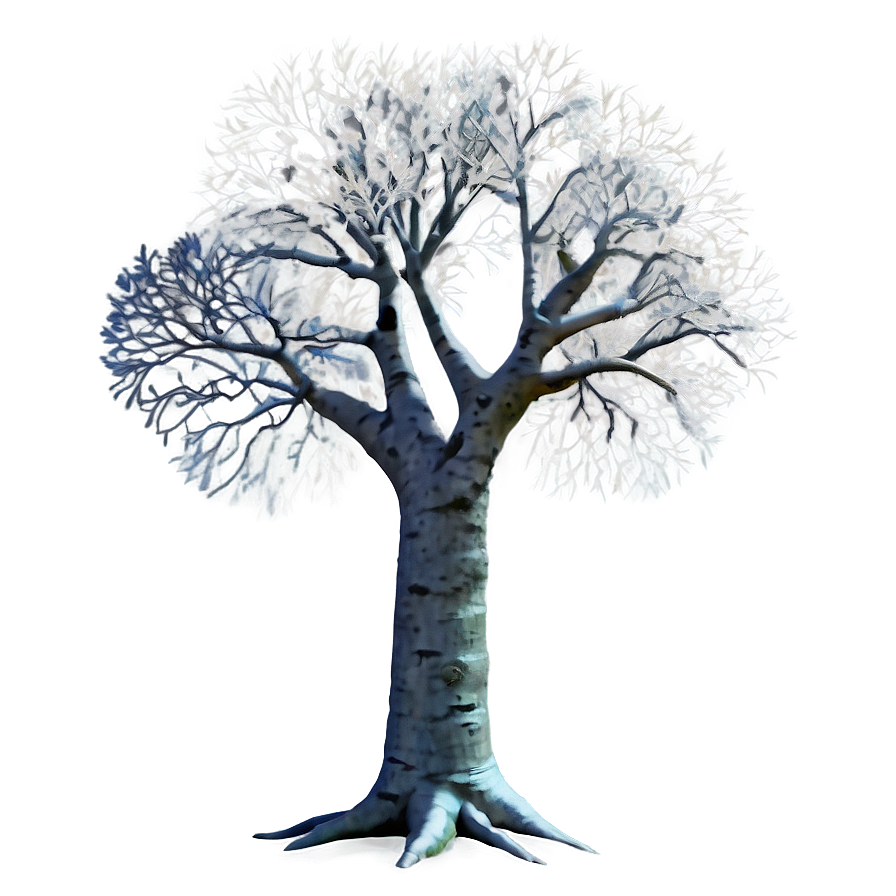 White Tree A PNG Image