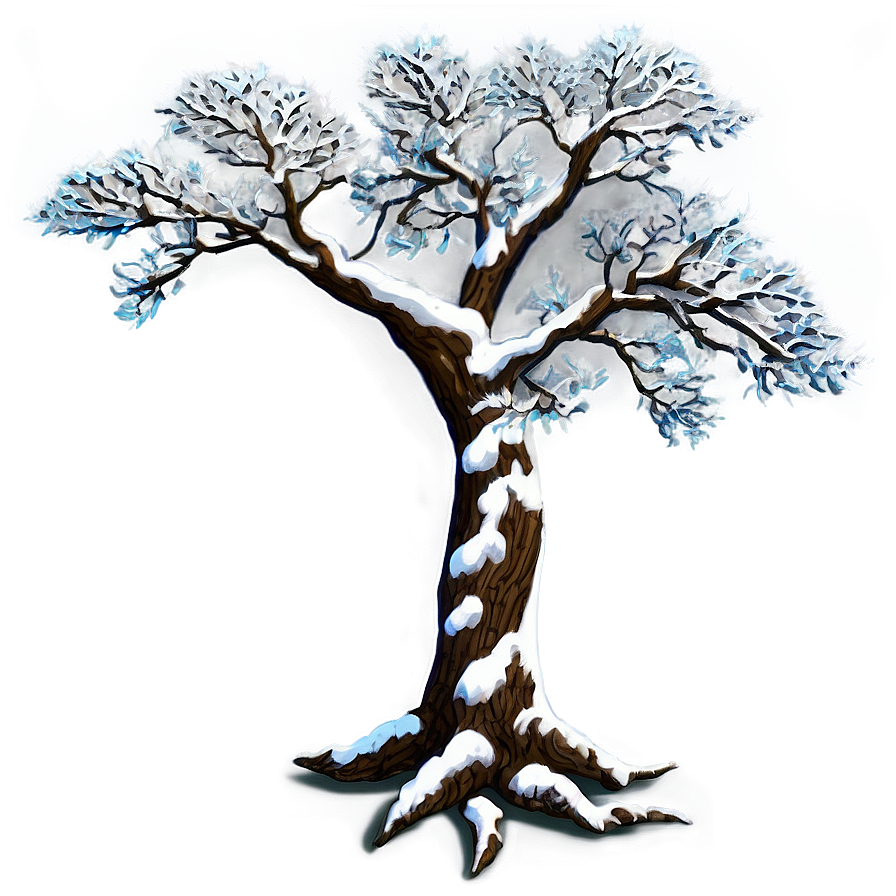 White Tree D PNG Image