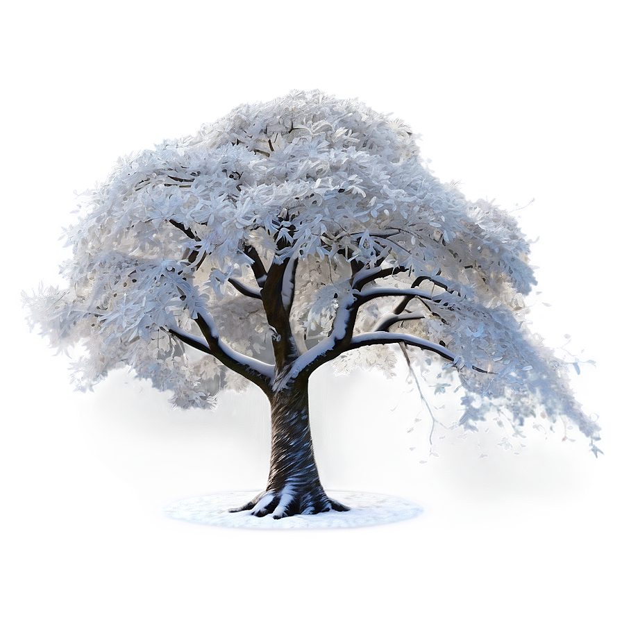 White Tree In Four Seasons Png Aja PNG Image