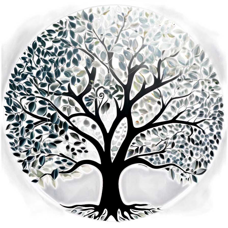 White Tree Of Life Logo Png 99 PNG Image