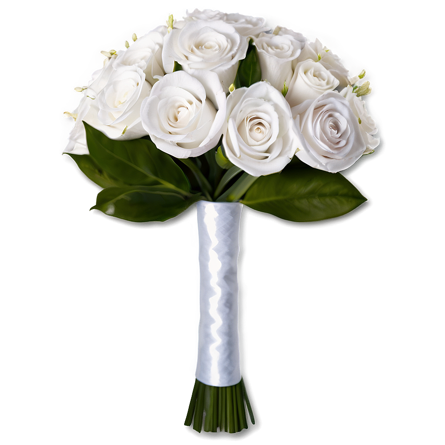 White Wedding Bouquets Png Yhs PNG Image