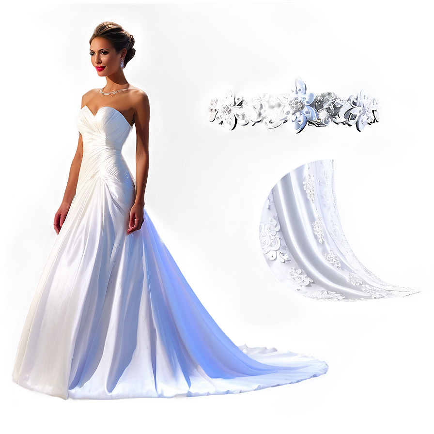 White Wedding Dresses Png 06262024 PNG Image