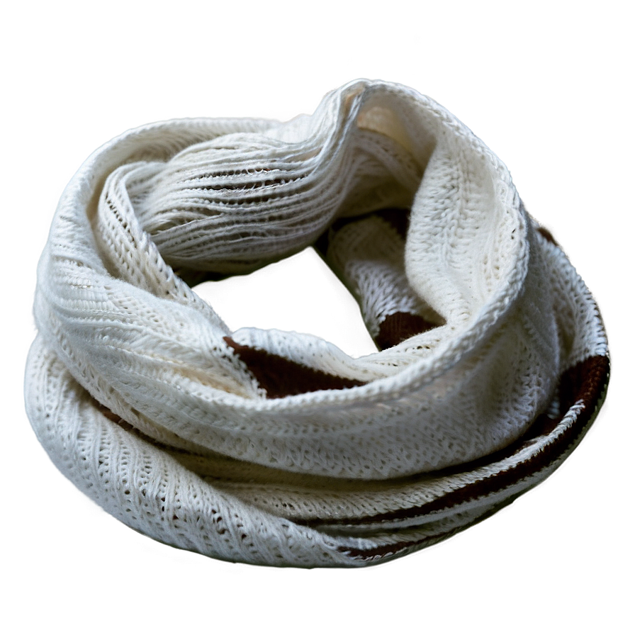 White Winter Scarf Png 06112024 PNG Image