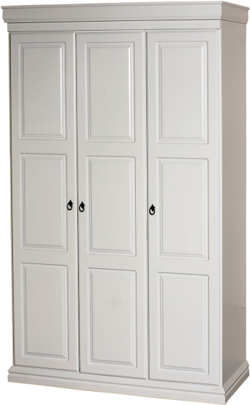 White Wooden Cupboard Closet PNG Image