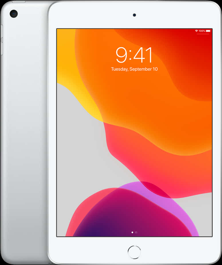 Whitei Pad Front View PNG Image