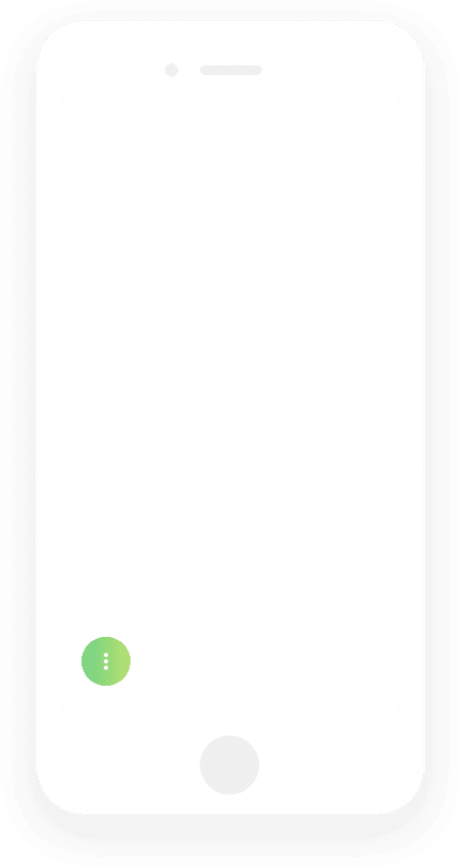 Whitei Phone Mockup Blank Screen PNG Image