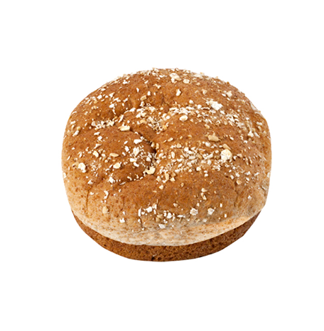 Whole Wheat Hamburger Bun PNG Image