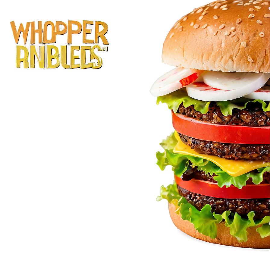 Whopper No Mayo Png Hiy PNG Image