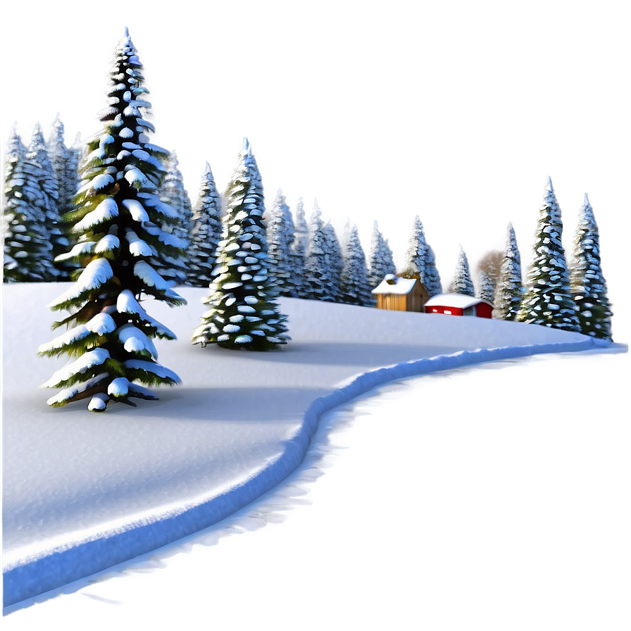 Whoville Snowy Landscape Png 06202024 PNG Image