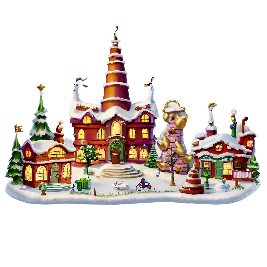 Whoville Town Square Png 70 PNG Image