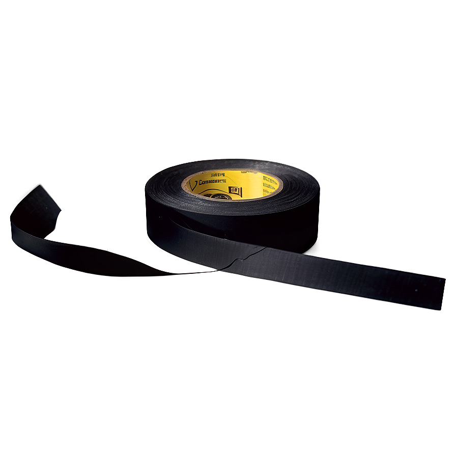 Wide Black Tape Png 06272024 PNG Image