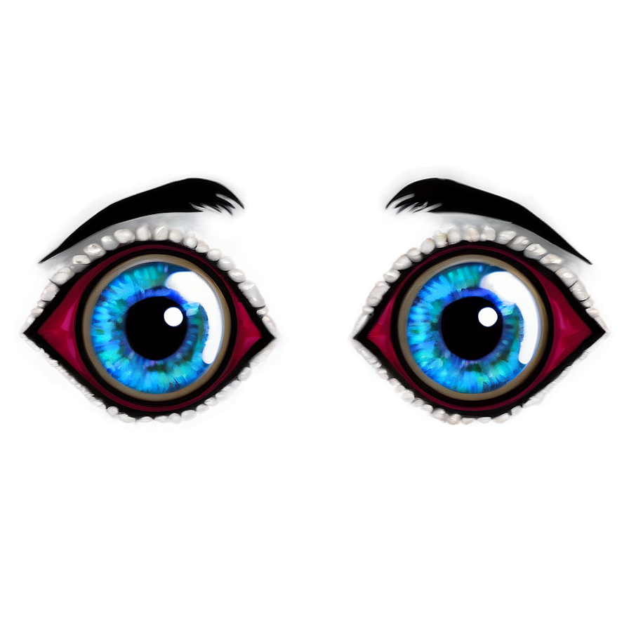 Wide-eyed Anime Eyes Png 05252024 PNG Image