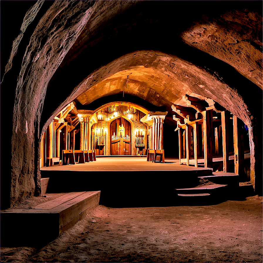 Wieliczka Salt Mine Chapel Png Hje PNG Image