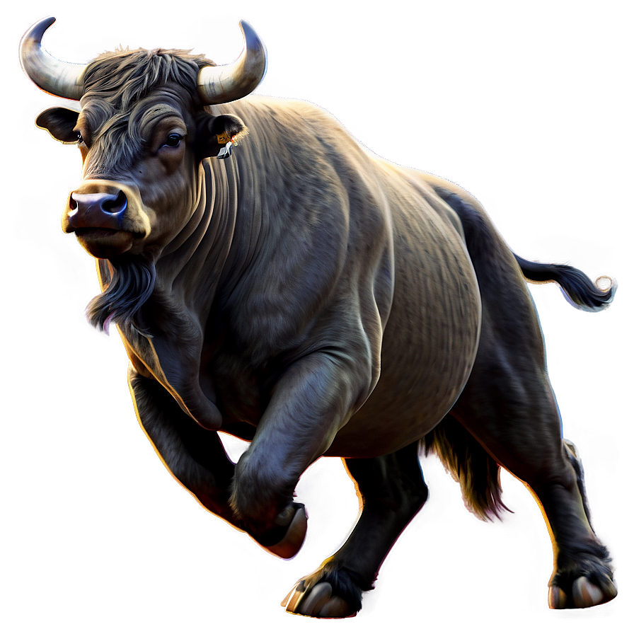 Wild Bull Illustration Png 97 PNG Image